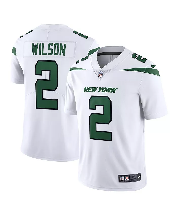 

Мужская джерси Zach Wilson Spotlight New York Jets Vapor Limited Nike, белый