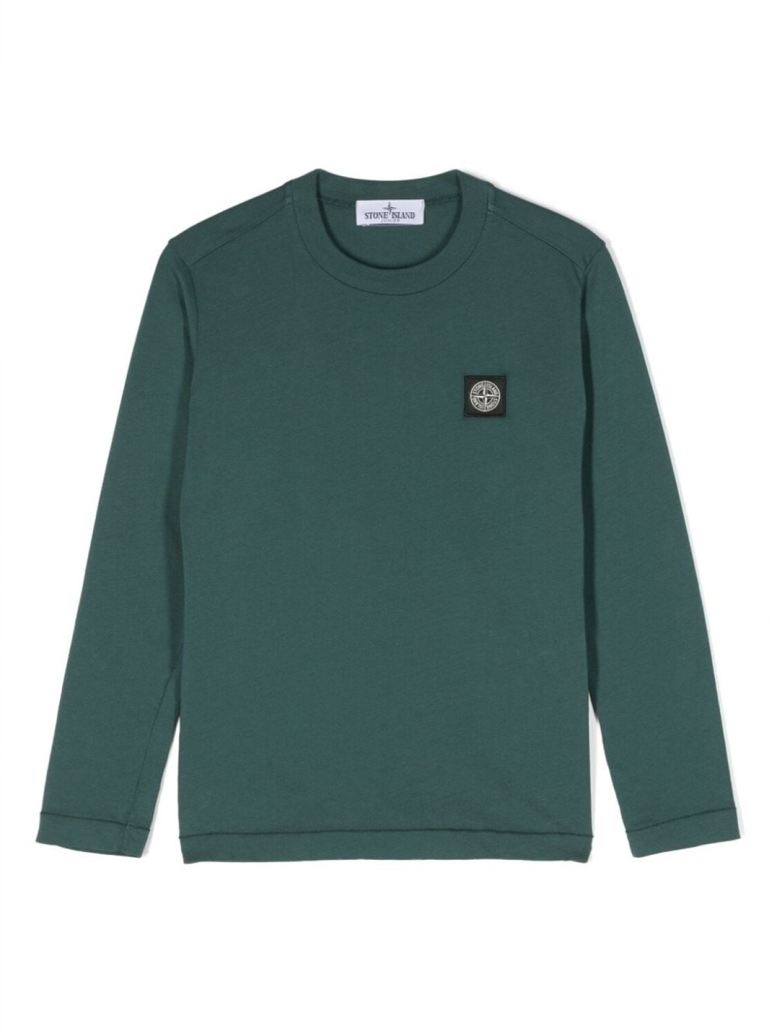 

Stone Island Junior футболка с длинными рукавами и нашивкой Compass, зеленый