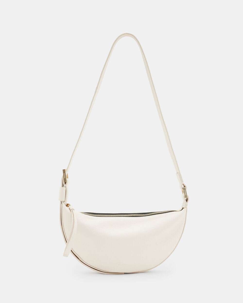 

Кожаная сумка через плечо Half Moon AllSaints, белый