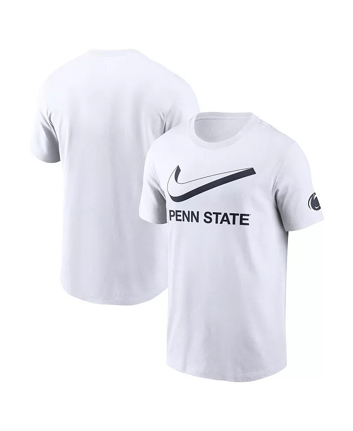 

Мужская белая футболка Penn State Nittany Lions Primetime 2-Hit Swoosh Nike