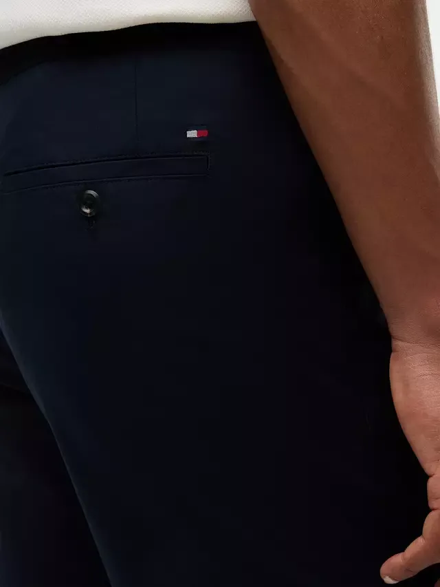 Чиносы Denton Cotton Rich Slim Fit, темно-синие Tommy Hilfiger — фото 4