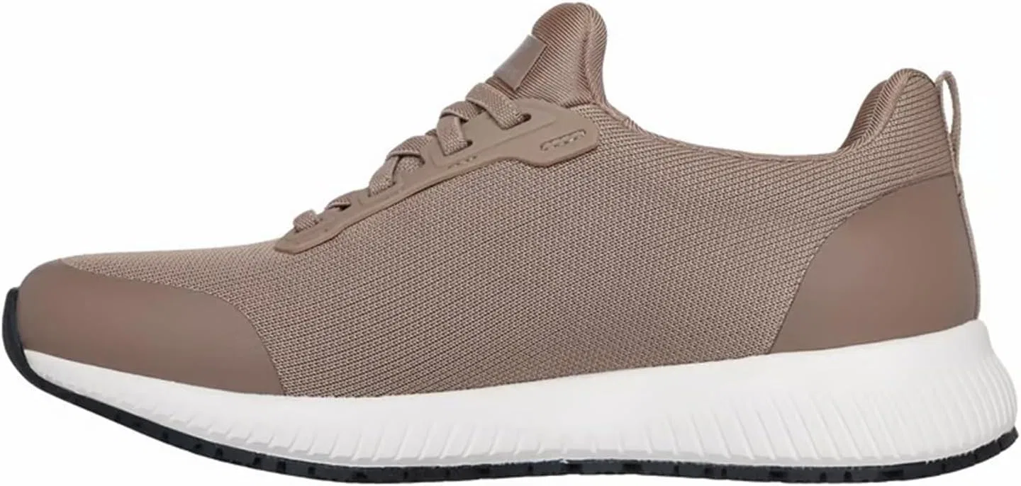 Кроссовки Skechers Women's Squad Sr Trainers, Taupe Flat Knit — фото 2