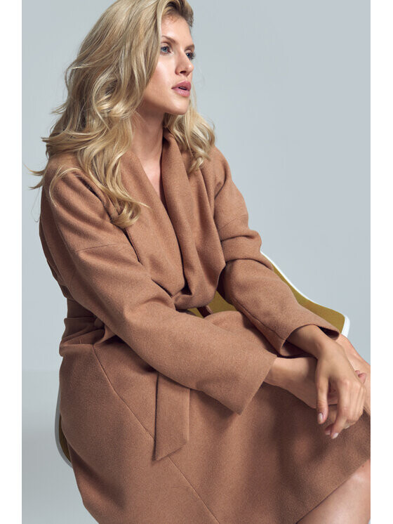 

Пальто regular fit Figlfigl, бежевый