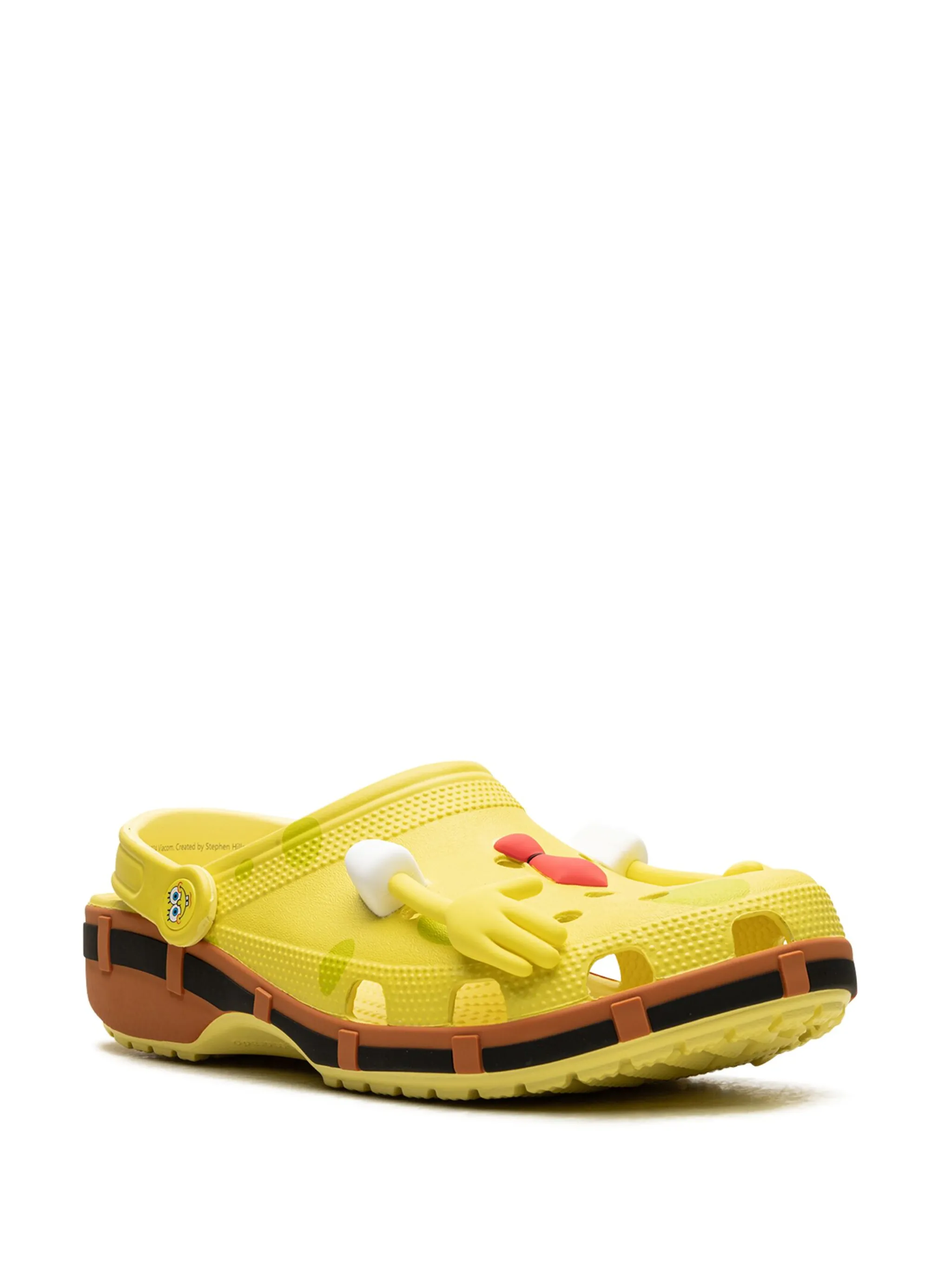 Шлепанцы SquarePants Classic Clogs из коллаборации с SpongeBob Crocs, желтый — фото 2