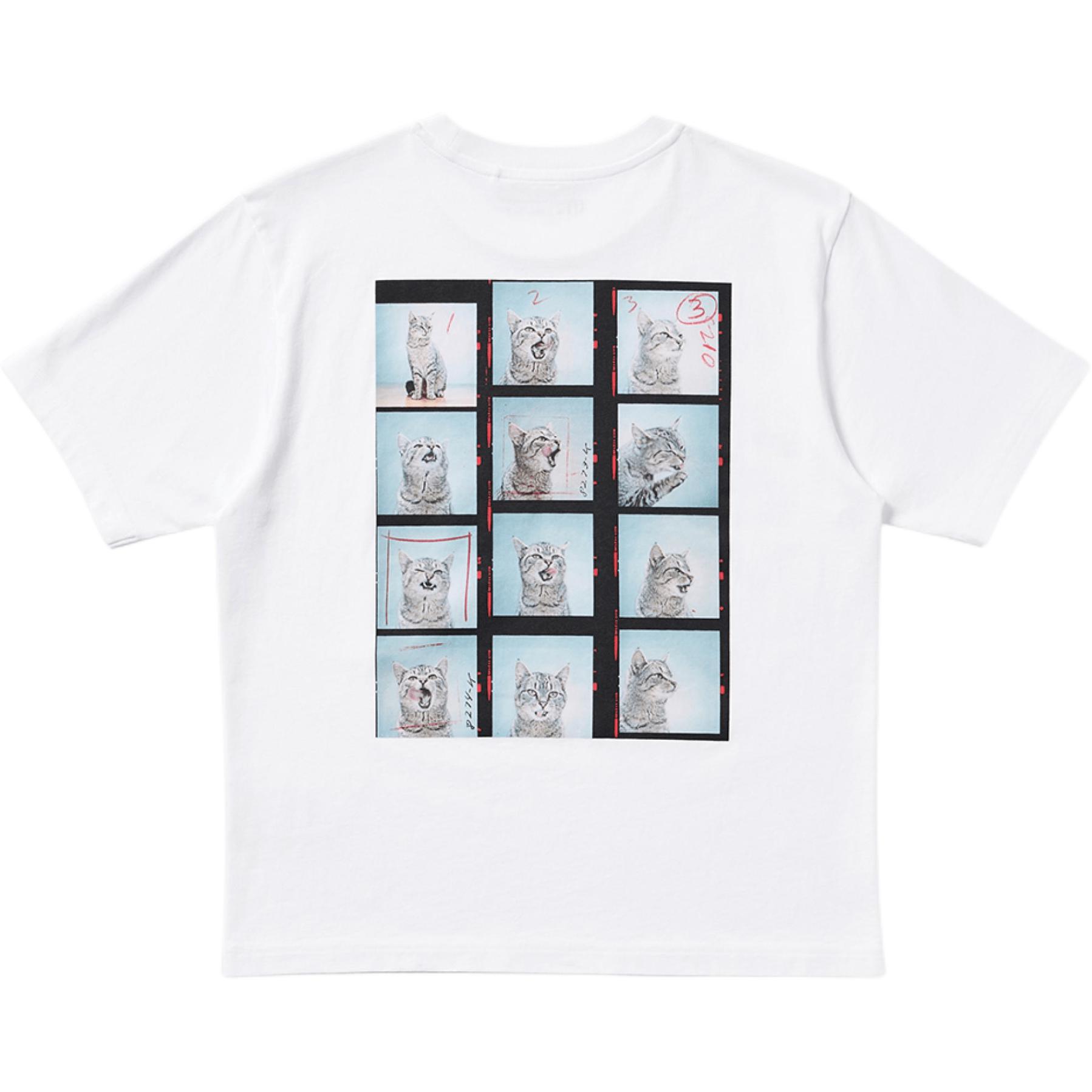 UNIQLO Футболка Walter Chandoha Collaboration Drop Shoulder Sleeve женская белая — фото 3