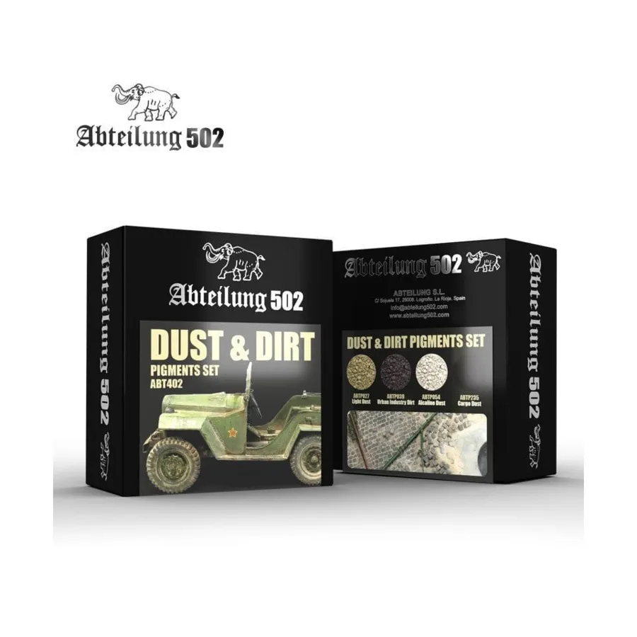 

Пыль и грязь, Abteilung 502 - Pigment Sets (AK-Interactive)