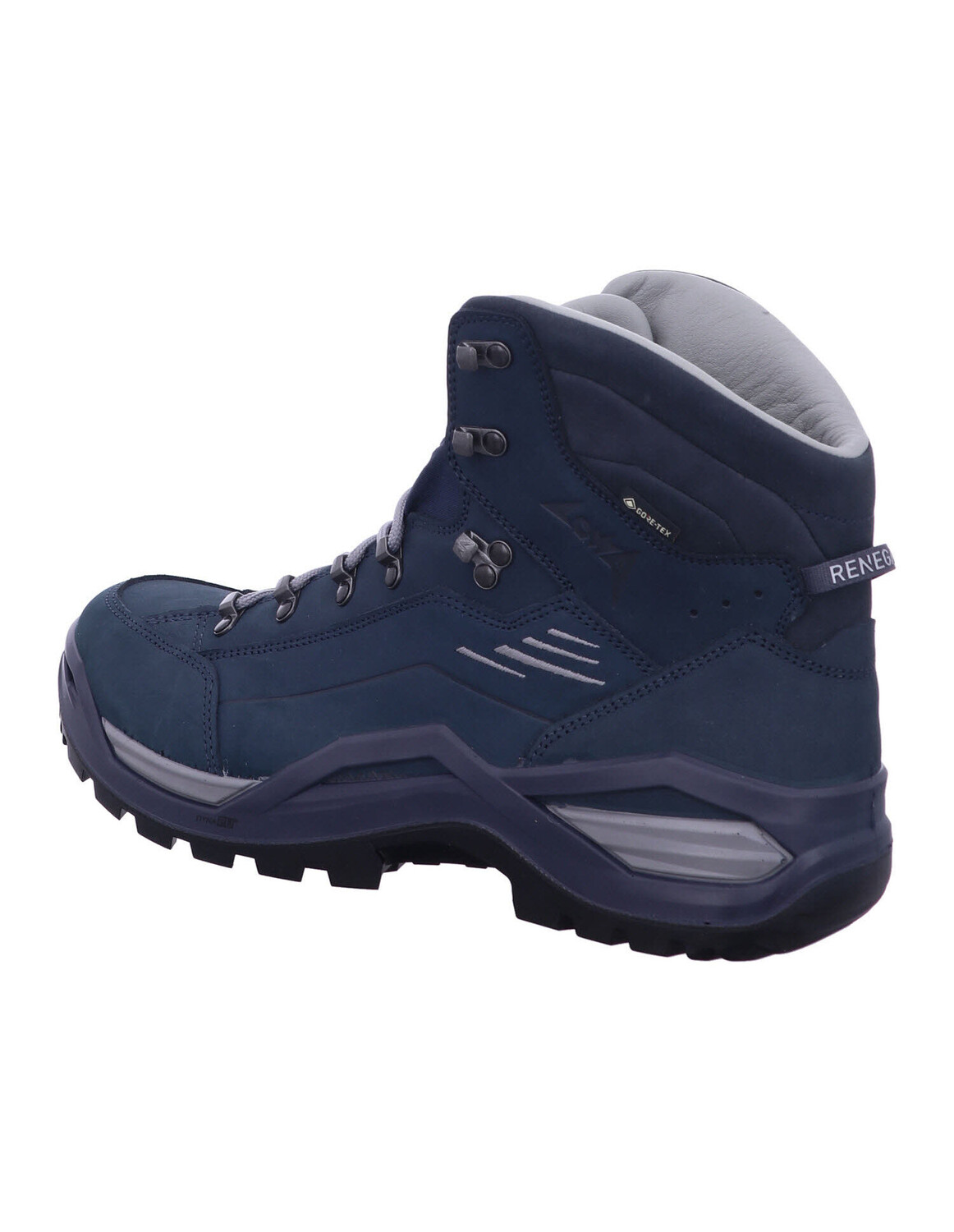Сапоги LOWA Wanderschuhe RENEGADE 100 GTX MID, цвет navy/asphalt — фото 2