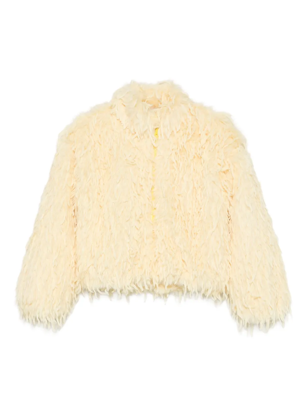 

Шуба из искусственного меха Miss Grant Kids, желтый