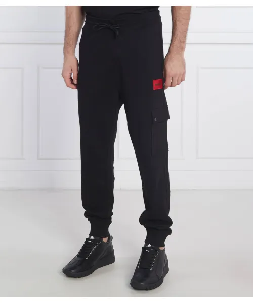 

Штаны Dwellrom Regular fit Hugo, черный