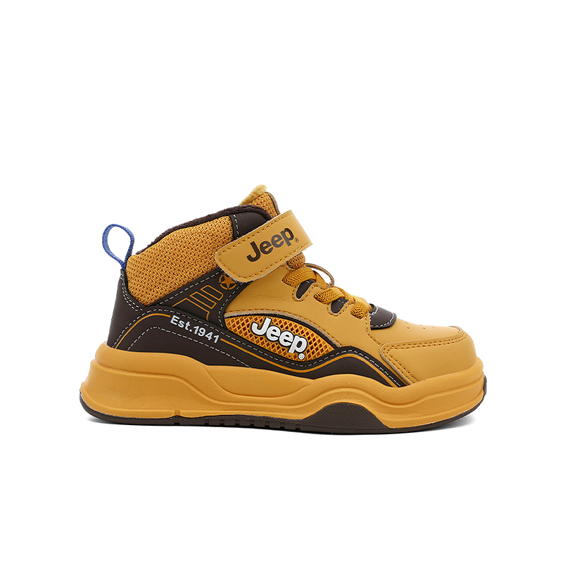 Детские кроссовки Mid top для активного отдыха с противоскользящей и противоударной защитой Jeep, черный and фиолетовый insulated shoes — фото 4
