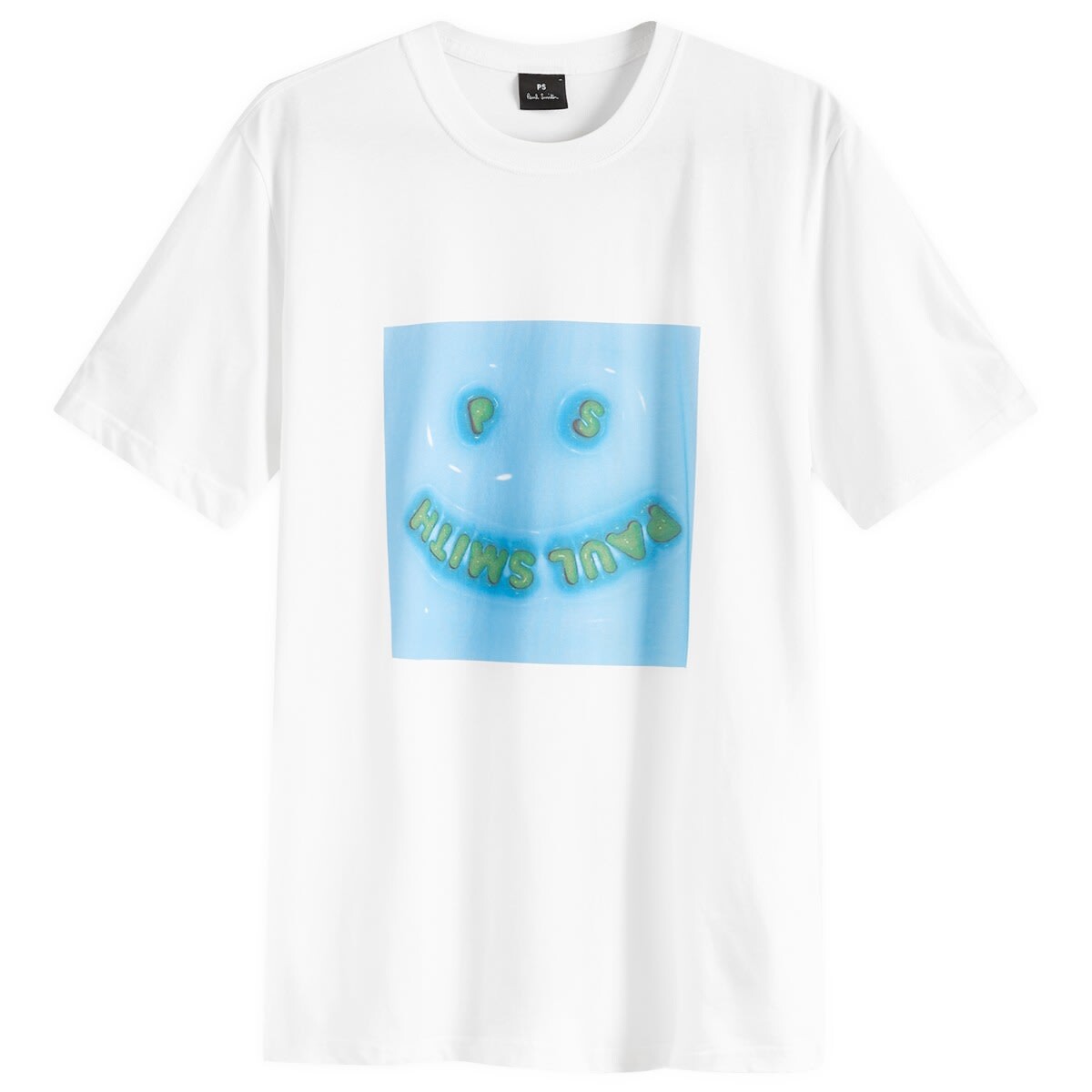 

Футболка Paul Smith Blow Up Happy T-Shirt, белый