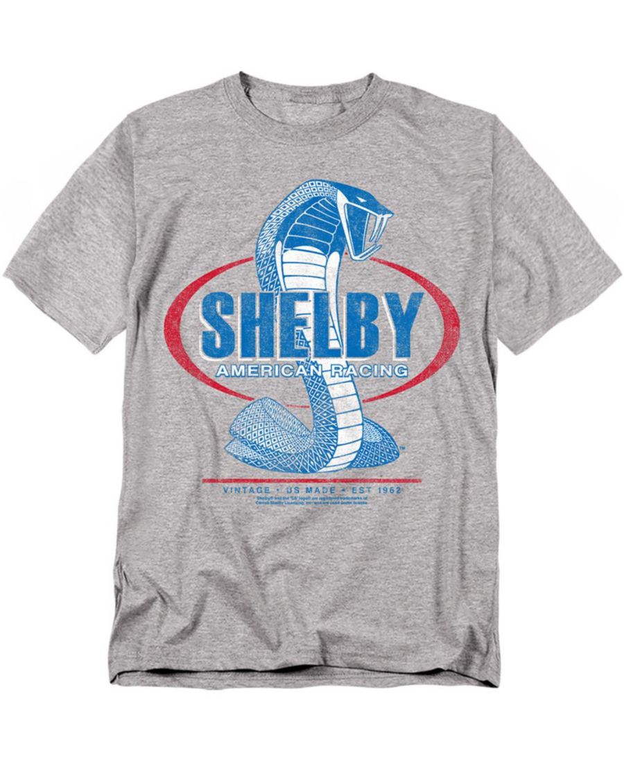 

Футболка большого размера Carroll Shelby American Racing Shelby Cobra, Athletic heather