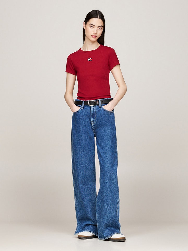 

Футболка TOMMY JEANS, бордовый