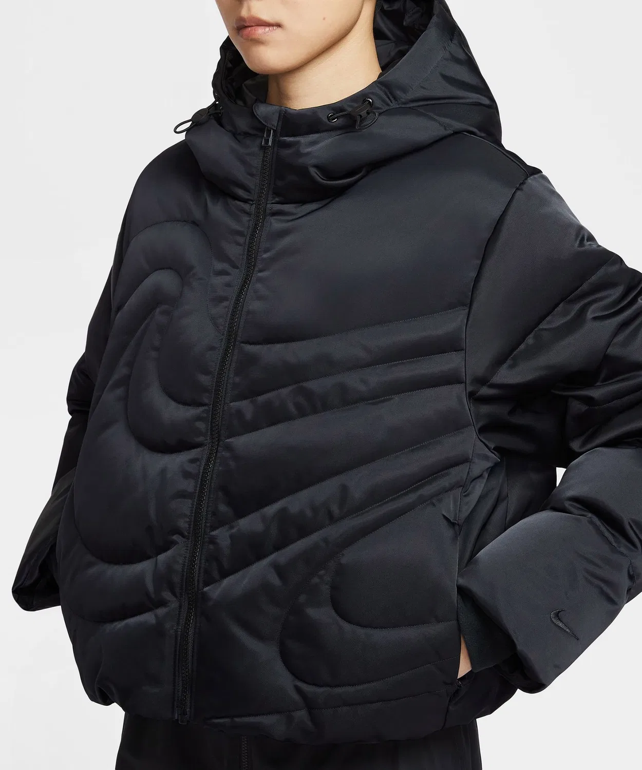 Пуховик женский Nike Therma-FIT Oversized Down Puffer Jacket розовый — фото 2