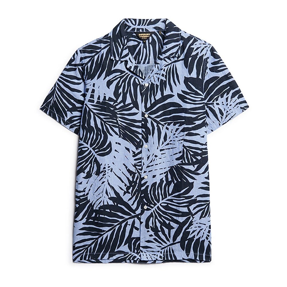 Рубашка с коротким рукавом Superdry Open Collar Print, Разноцветный — фото 3