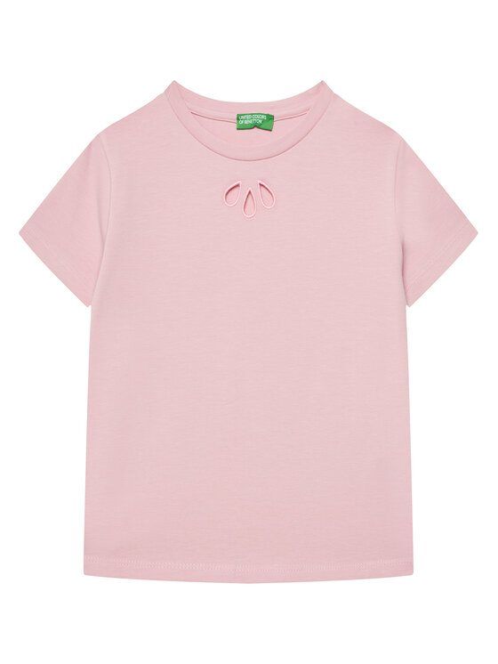 

Облегающая футболка 3P4ZC10O0 United Colors Of Benetton, розовый