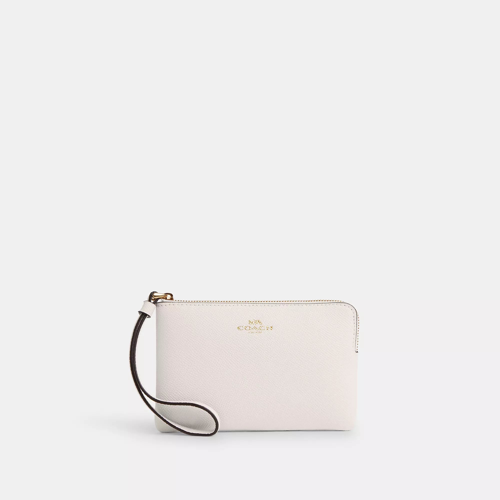 

Кошелек Coach Outlet с угловой молнией, золотой