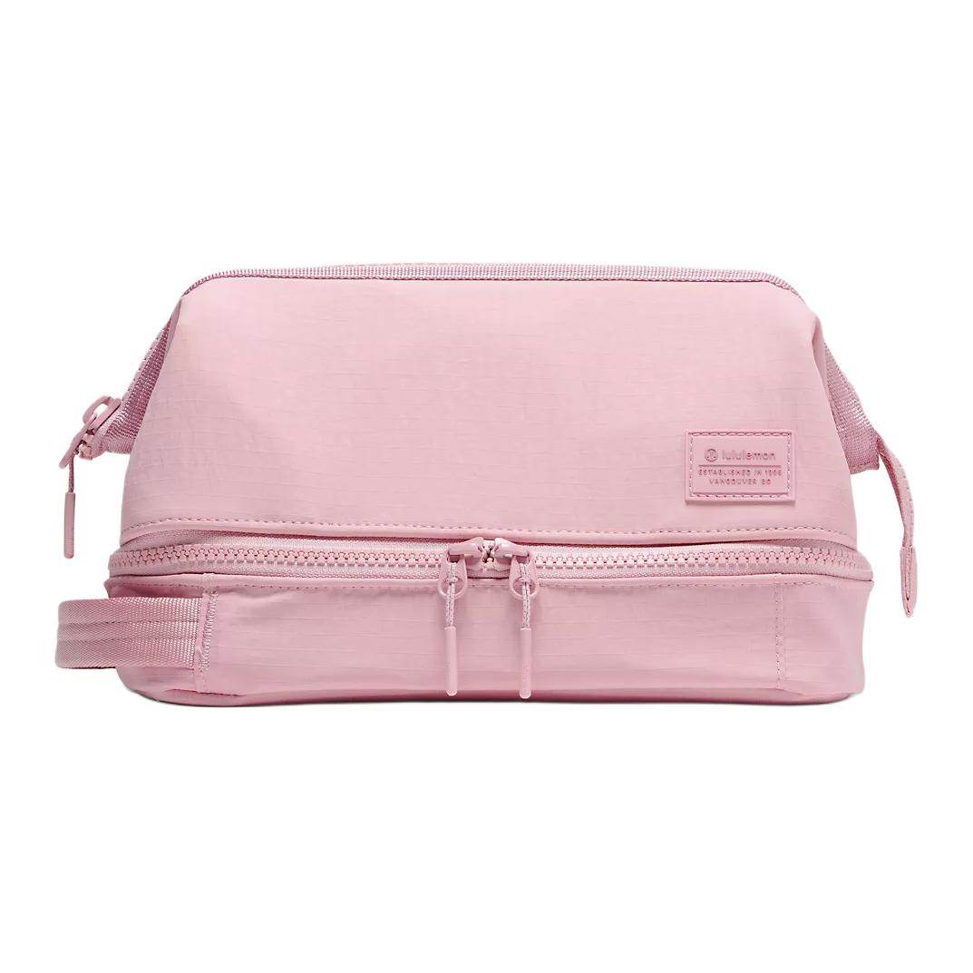 

Lululemon Полиэстеровая дорожная сумка для хранения женская розовая, Pink