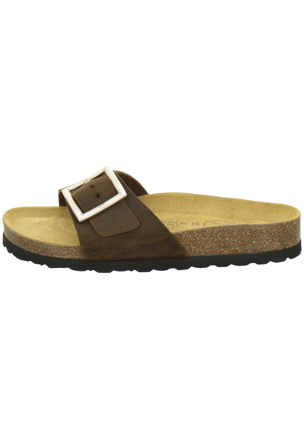 

Мюли на плоской подошве BIG BUCKLE Afs Schuhe, цвет tabak