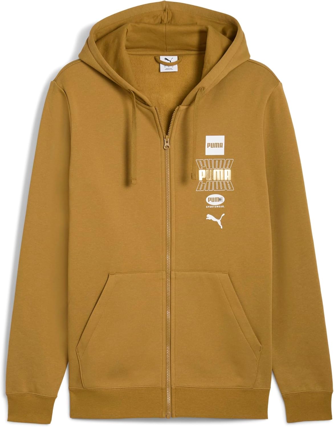 

Мужская повседневная спортивная толстовка PUMA с флисовой подкладкой, толстовка ESS Logo Lab Holiday FZ (FL 691097)