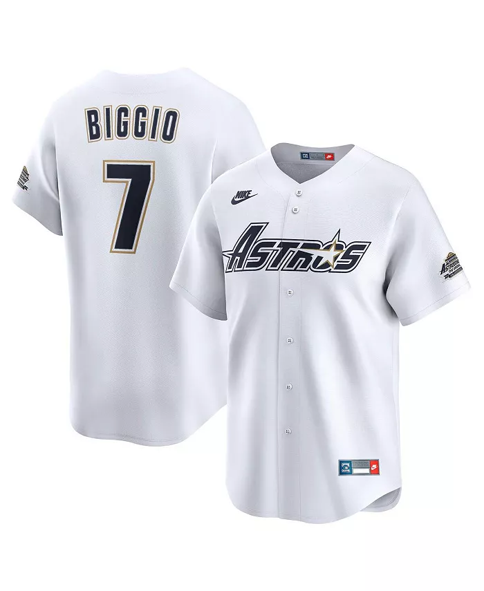 

Мужская белая ретро-джерси Houston Astros Craig Biggio из коллекции Cooperstown Limited Nike