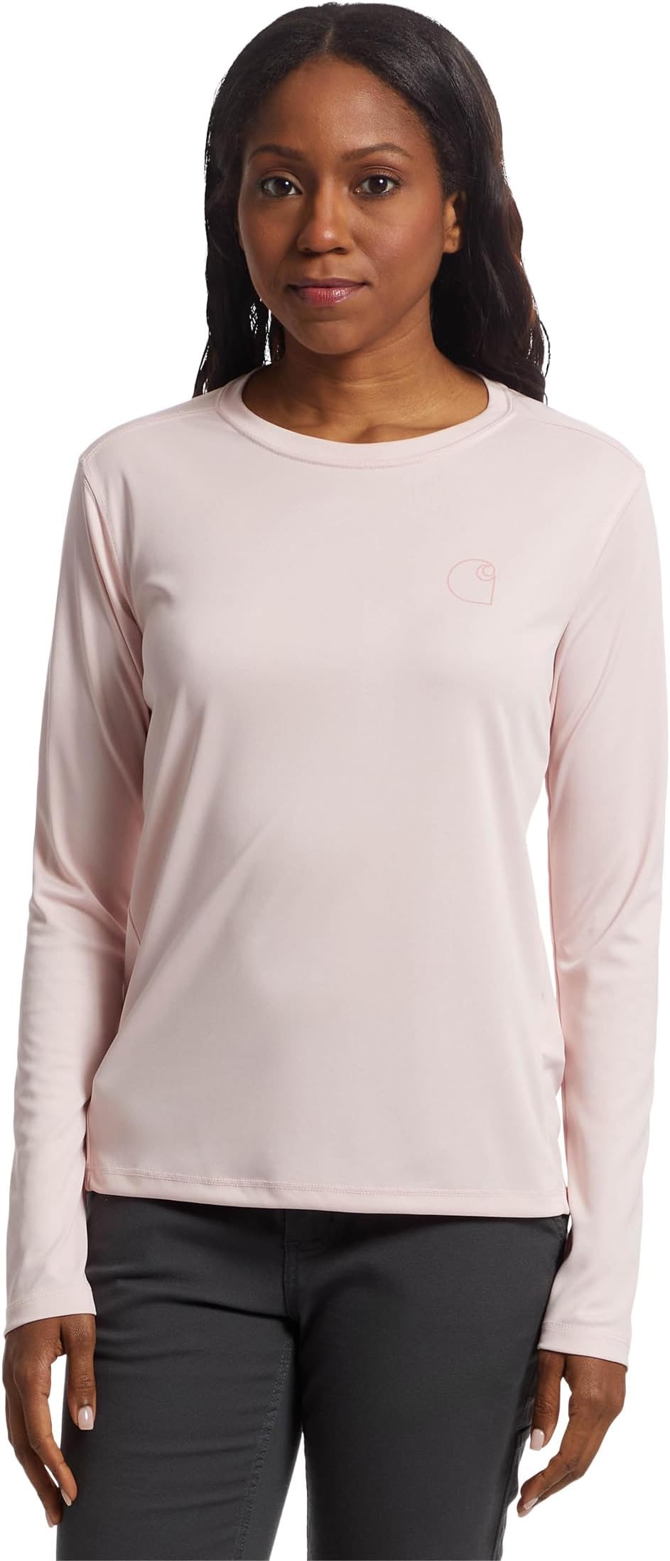 

Футболка Carhartt Force Sun Defender Lightweight Long-Sleeve Graphic T-shirt, цвет Soft Rose