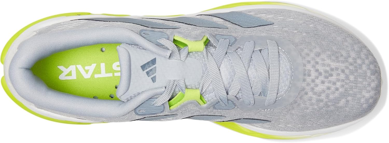 Мужские кроссовки Adidas Adistar 4, серый/желтый — фото 2