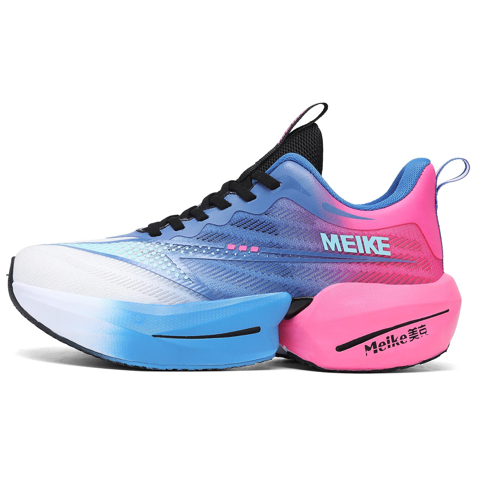 

Амортизирующие кроссовки Low Top с противоскользящими и износостойкими свойствами Unisex MEIKE, белый фиолетовый