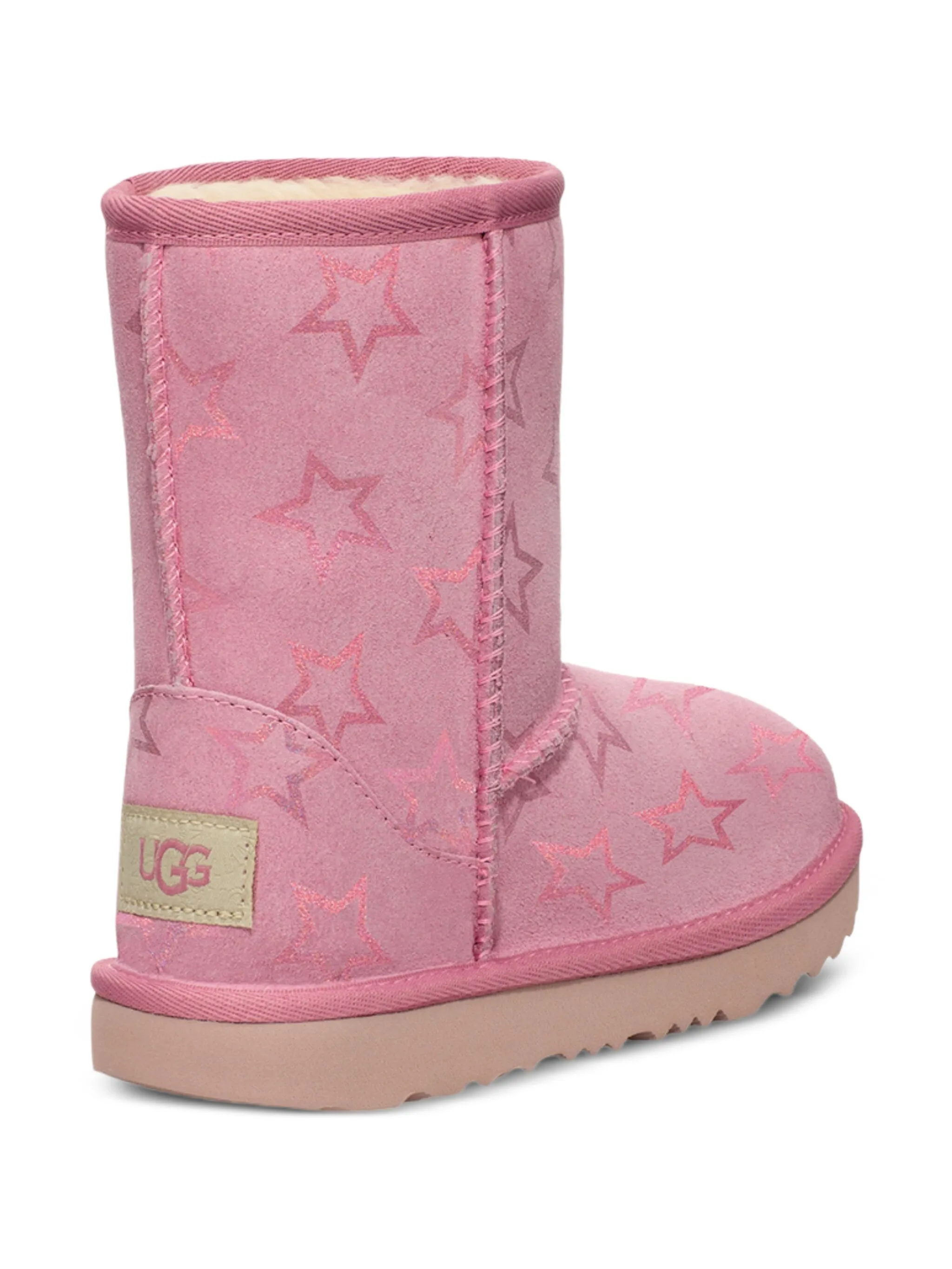 

Ботинки Classic II Iridescent Stars Dusty Orchid/Pink Iridescent Ugg Kids, розовый