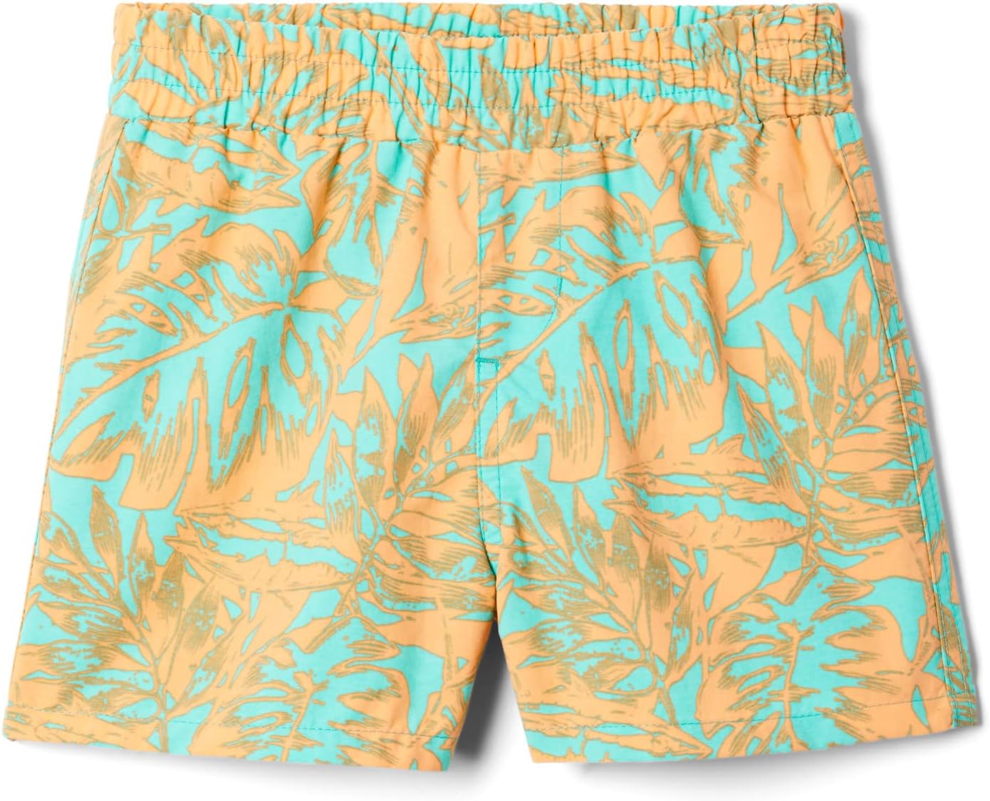 Columbia Unisex-Child Super Backcast шорты, Electric Turquoise Hawaiian Throwback — фото 3