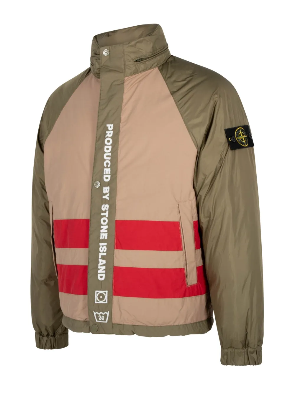 Двусторонний пуховик Olive из коллаборации со Stone Island Supreme, зеленый — фото 3