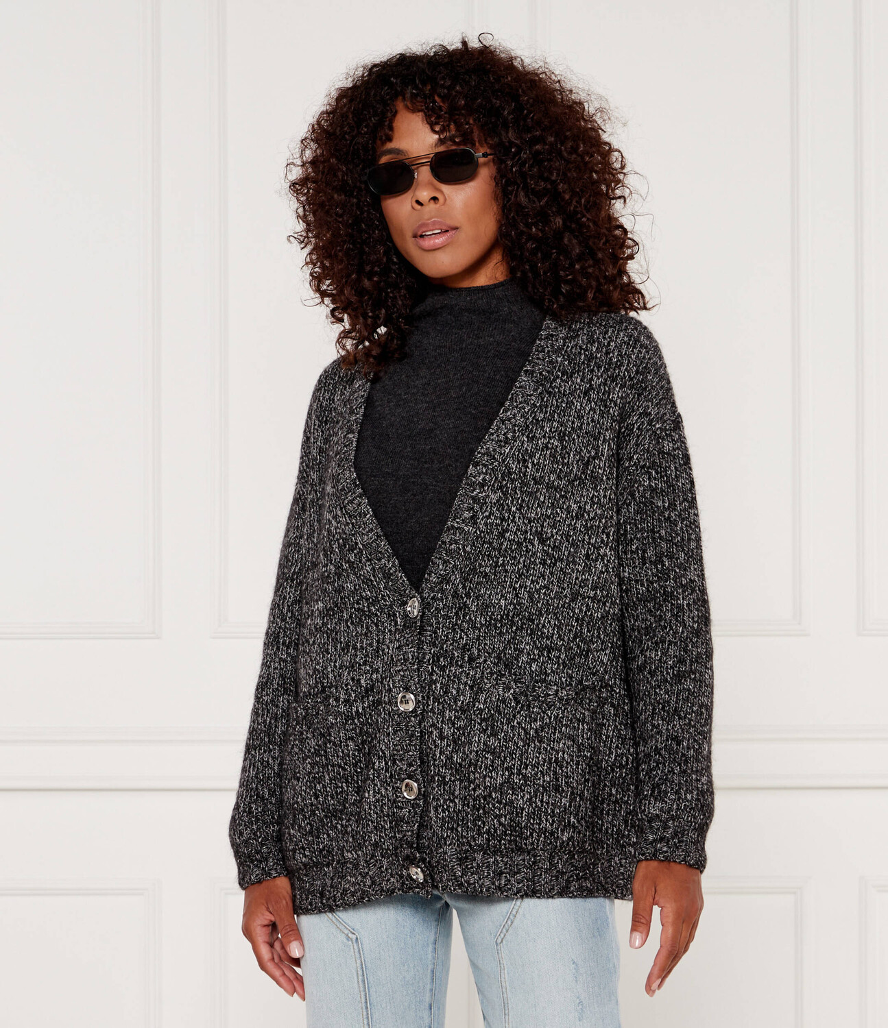 

Свитер Pinko ERBACEO Oversize fit, цвет grafite