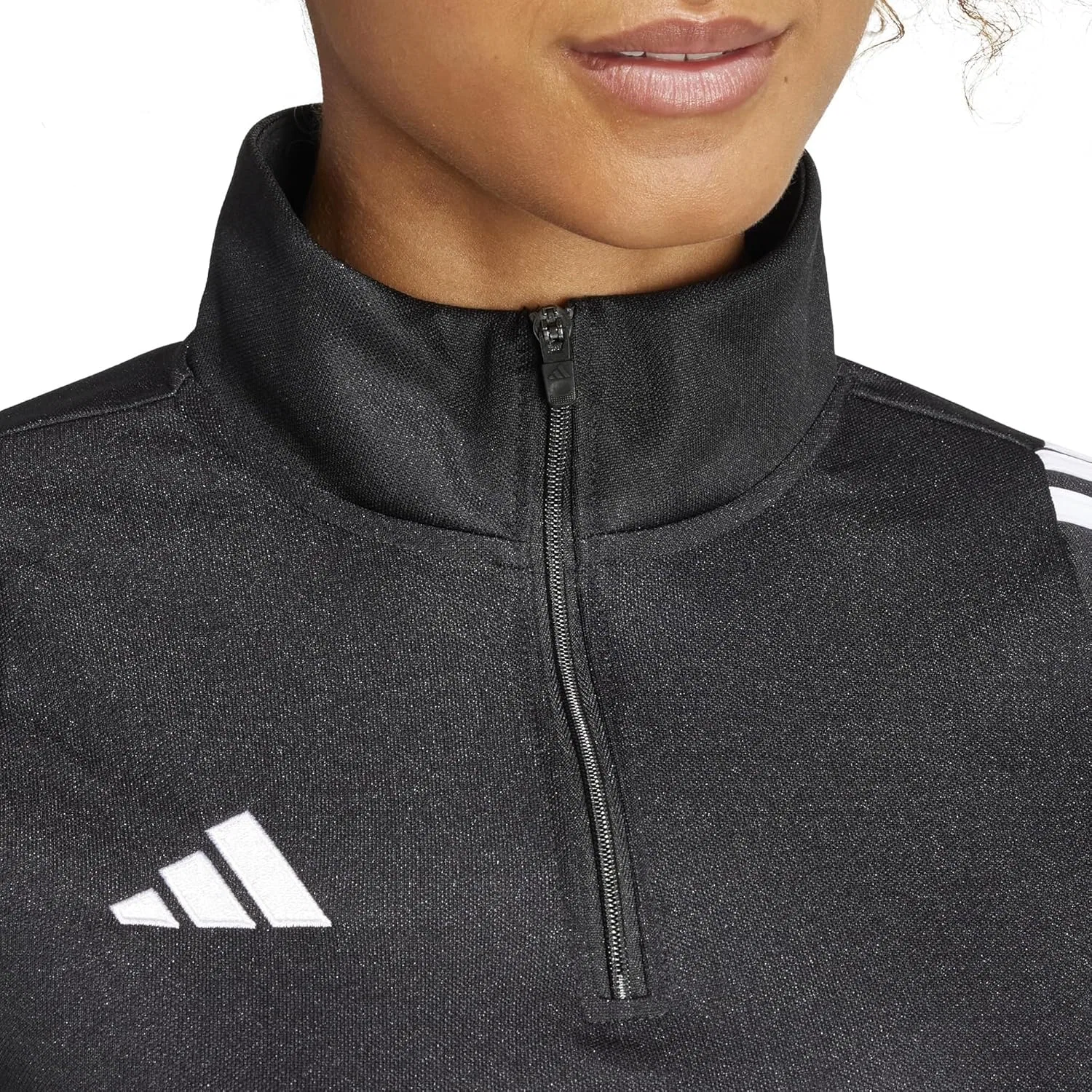 Женская тренировочная куртка Tiro 24, adidas, Black/White — фото 3