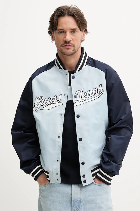 

Куртка-бомбер Guess Jeans, синий