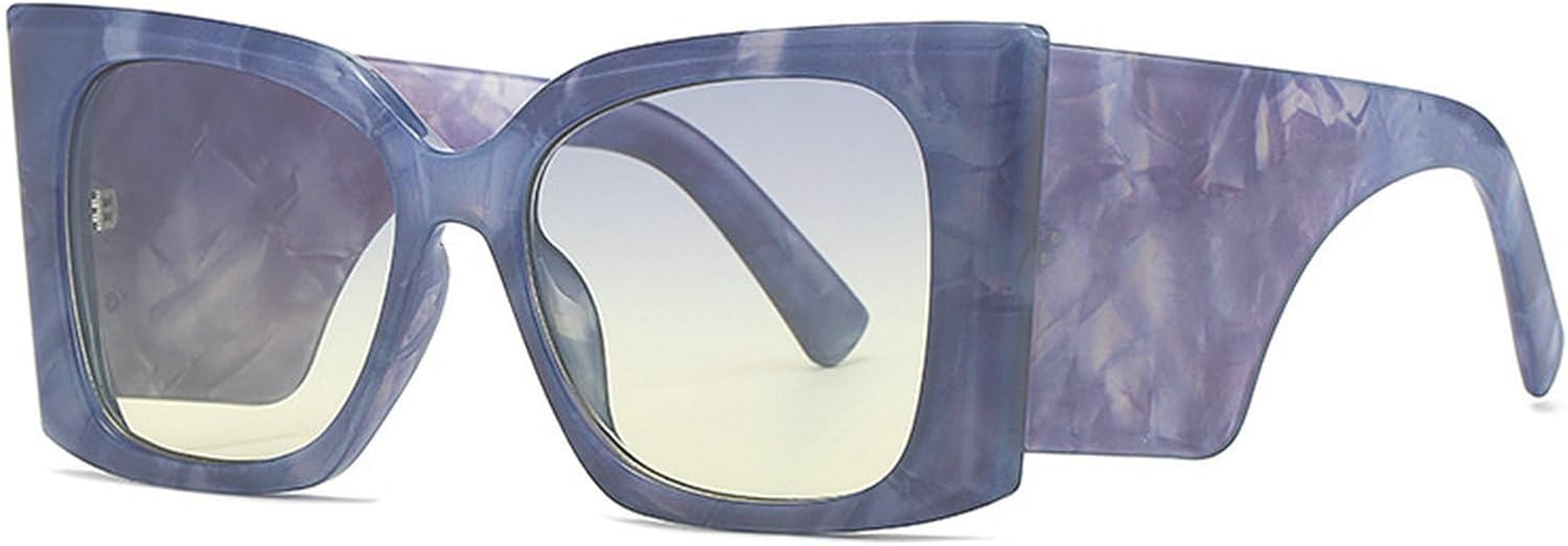 

Спортивные панк-солнцезащитные очки для женщин и мужчин, солнцезащитные очки для женщин 2023 года, роскошные очки большого размера, защитные очки от УФ-излучения UV400 Melrose, Blue