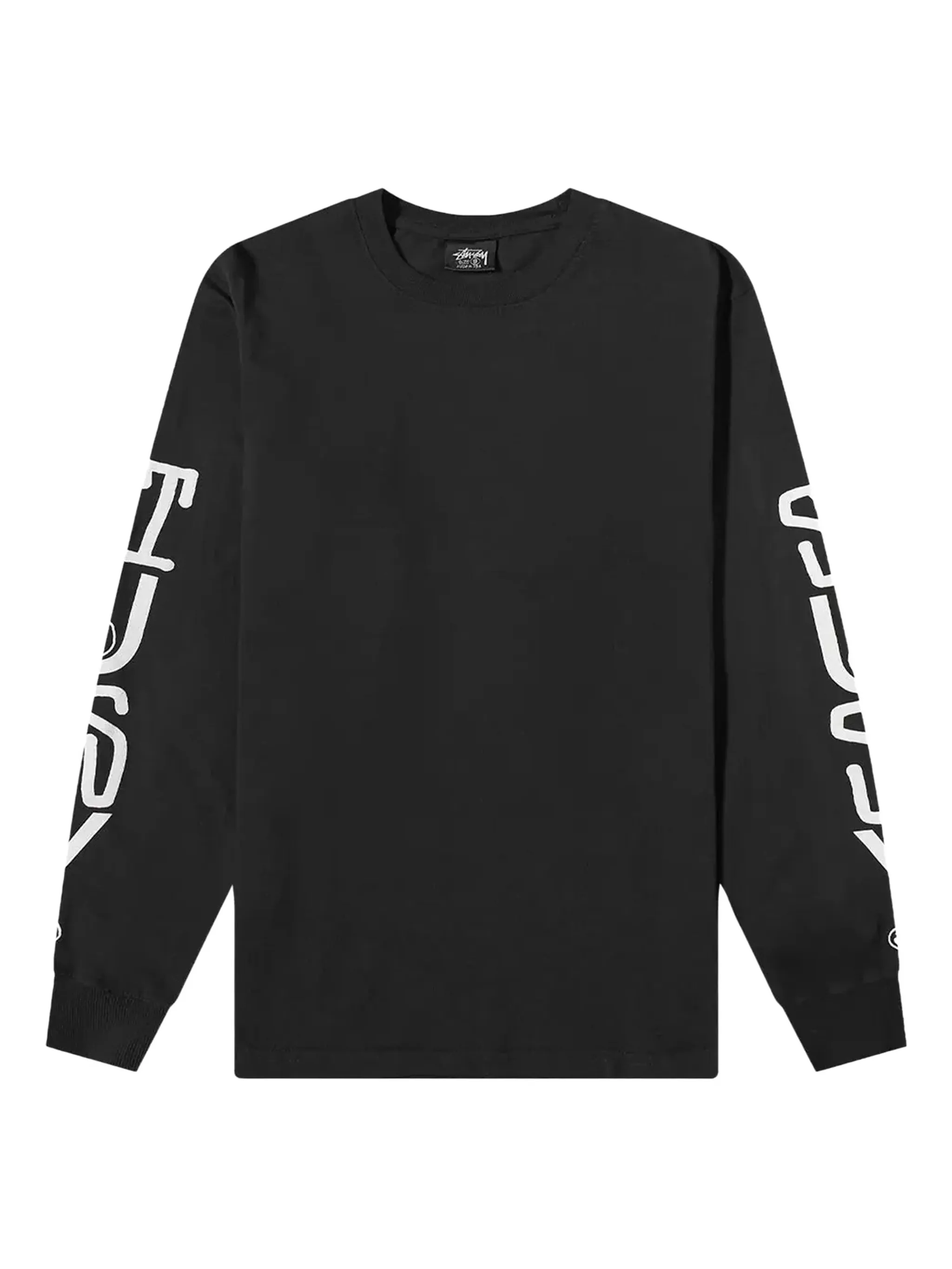 

Футболка Stack Pigment Dyed Stüssy, черный