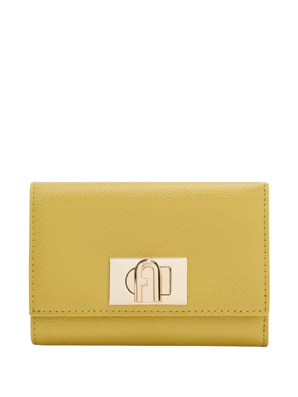 

Кошелек с поворотным замком 1927 года Furla, желтый