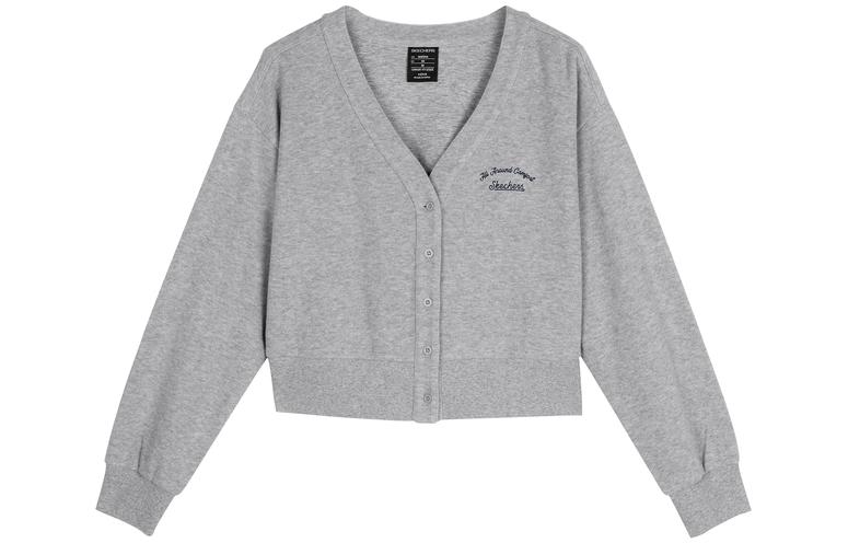

Skechers Женский джемпер, средний, серый меланж