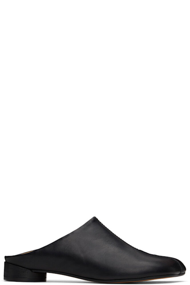 

Черные мюли с защипнутым швом MM6 Maison Margiela