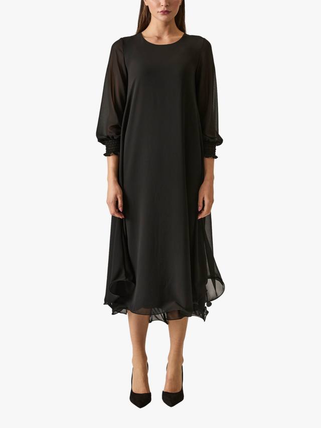 

Платье макси с волнообразным подолом James Lakeland, Black