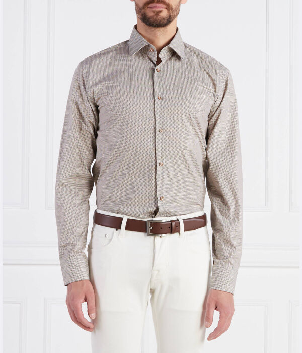 

Рубашка h джо кент c1-214 Regular fit Boss, коричневый