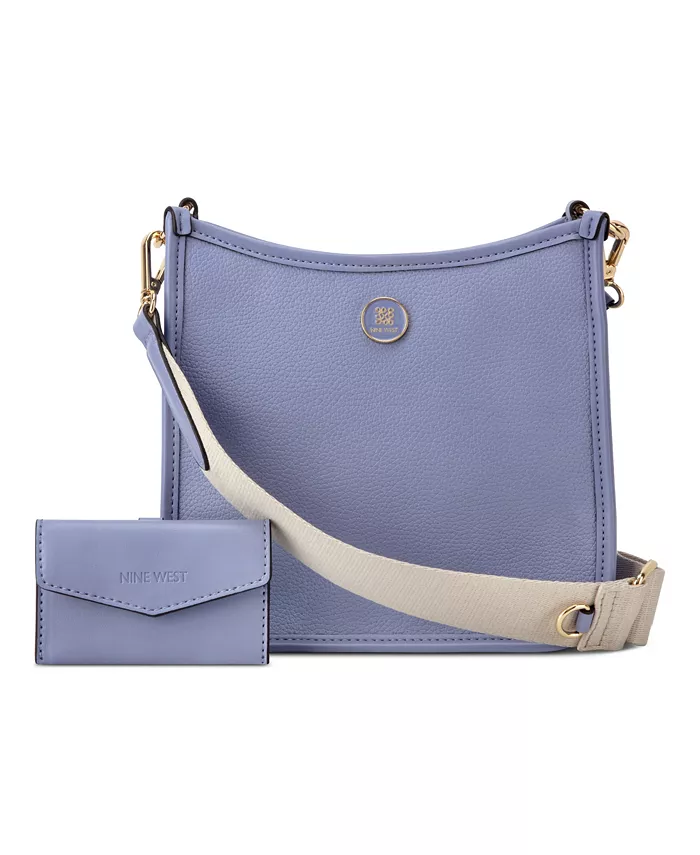 

Средняя сумка через плечо Nalini Medium Swing Crossbody Bag Nine West, синий