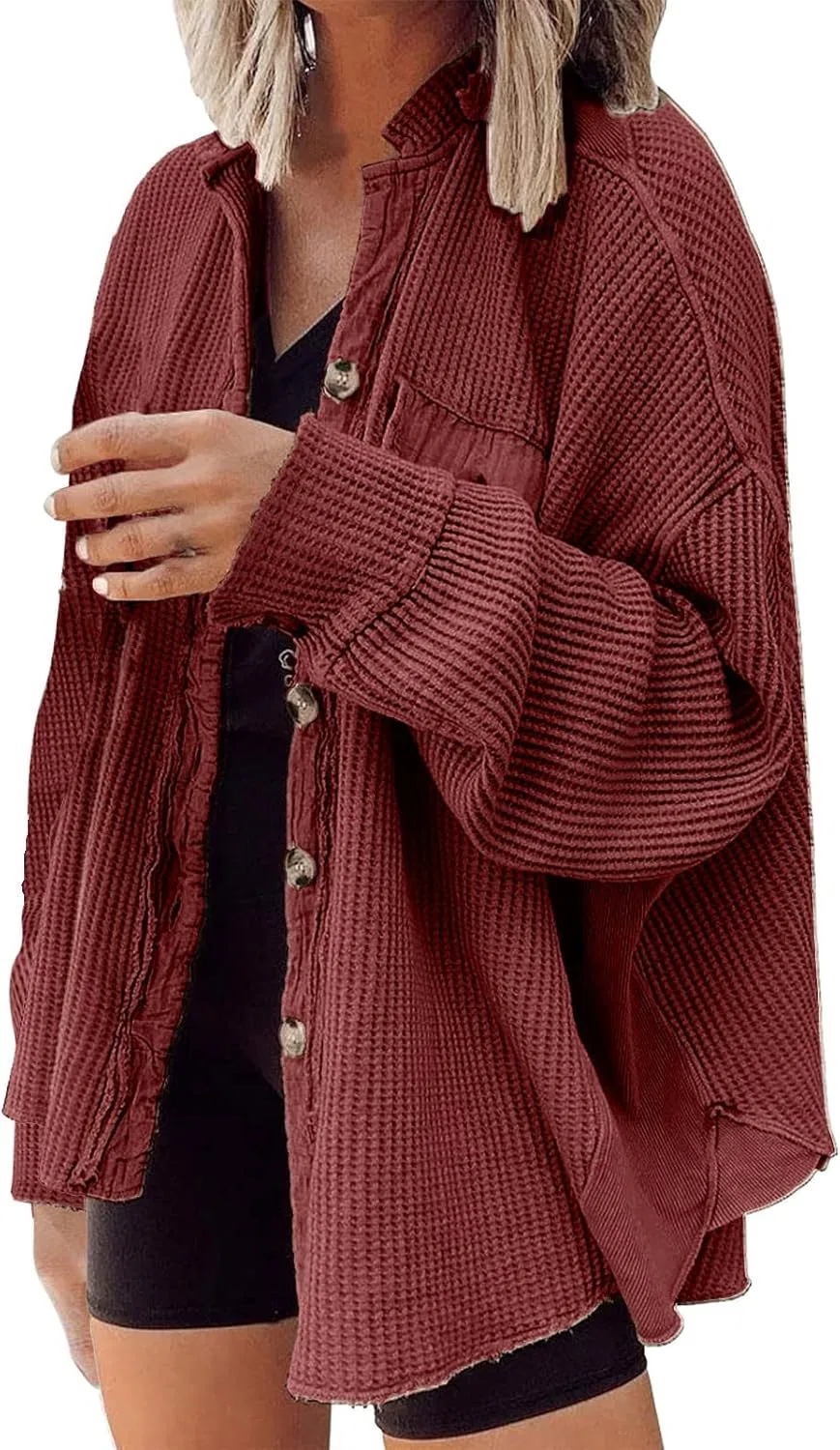 Блуза с вышивкой Round Neck Blouse, красный