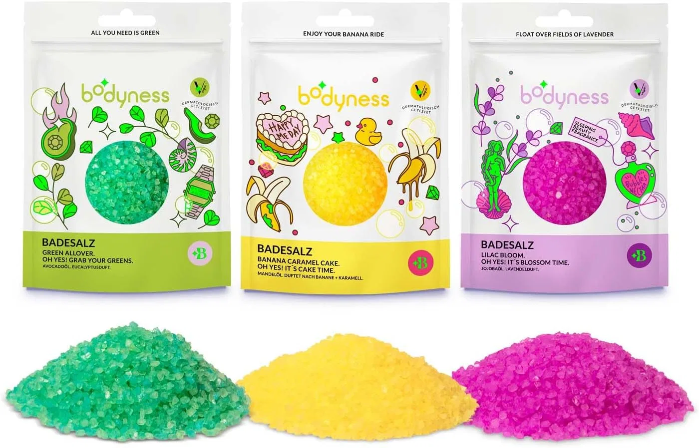 Соли для ванн Bodyness 9 x 160 г Bodyness, Bath Salts Pack Of 9 — фото 2