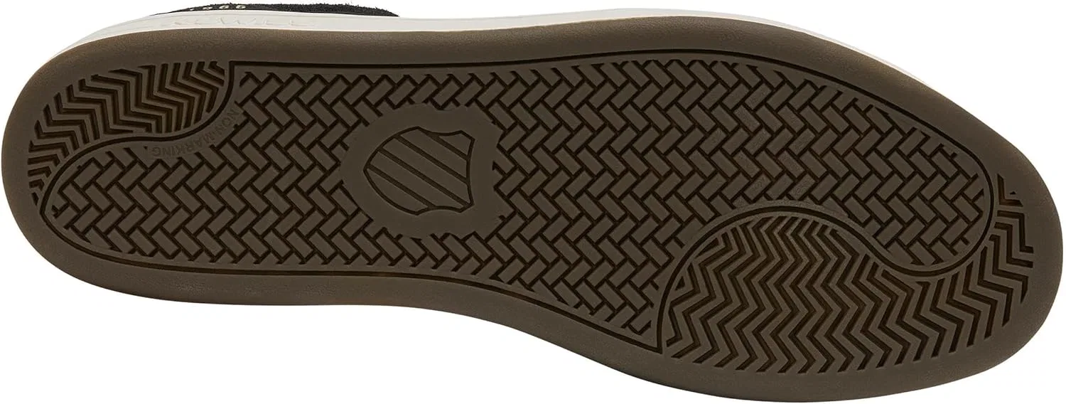 Мужские кроссовки K-Swiss Lozan Klub SDE, Black White Indian Tan Snow White Dk Gum — фото 4