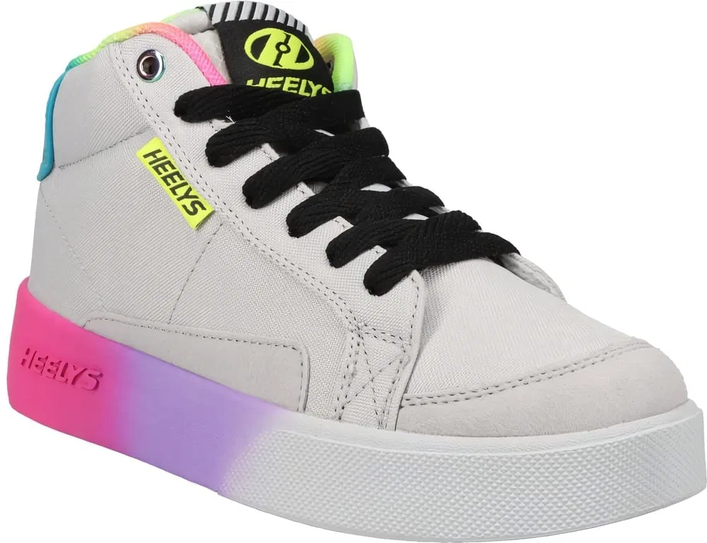 Сникерсы низкие с колесиками Heelys, серый — фото 3