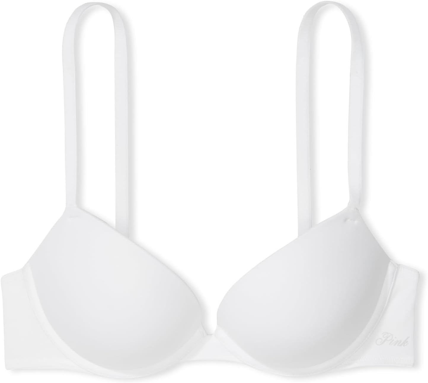Бюстгальтер Victoria's Secret Pink Wear Everywhere Super Push Up, белый — фото 3