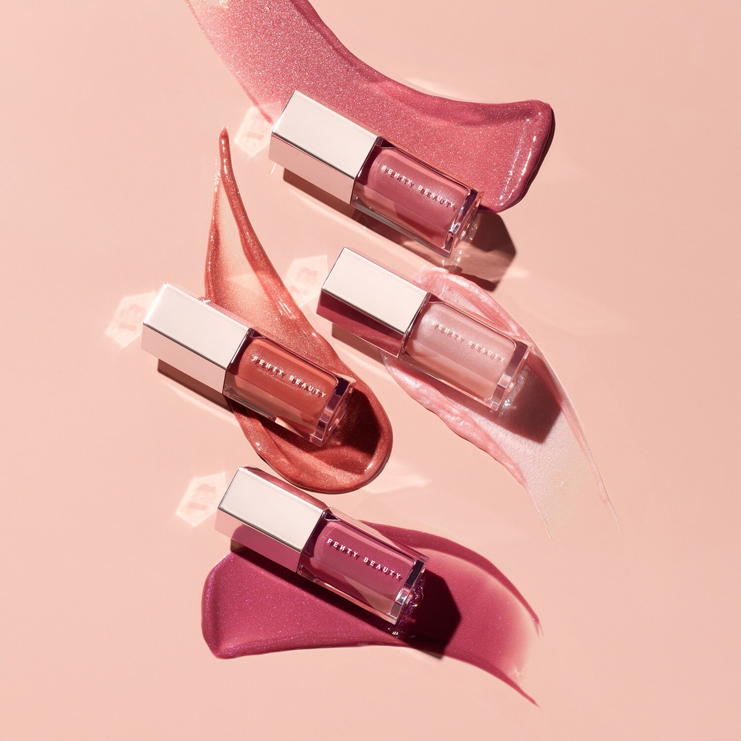 Блеск для губ с маслом ши Mini Gloss Bomb Universal Lip Luminizer Fenty Beauty, Riri (5,5 ml) — фото 3