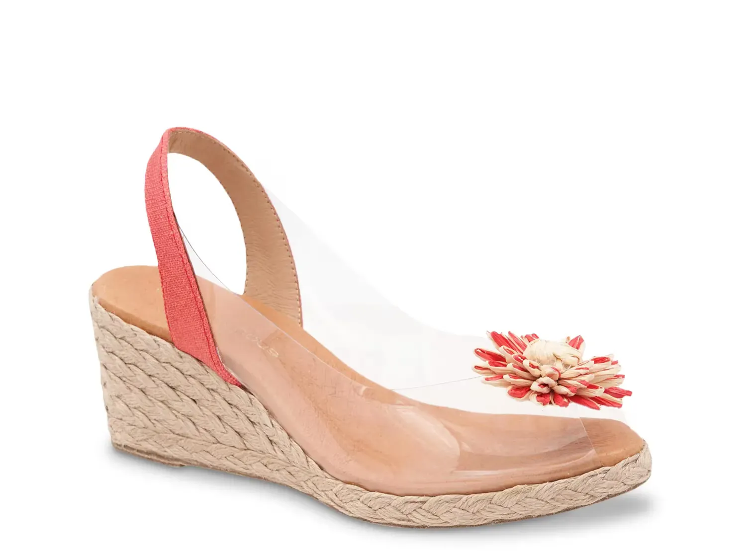Aspen Espdarille Wedge Сандалии Andre Assous, Coral