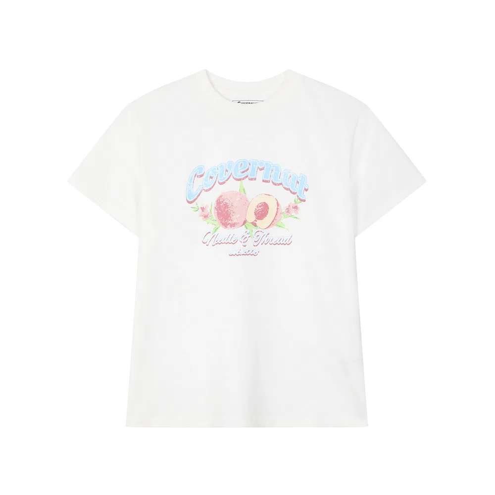 Детская футболка Peach Blossom белая от Covernat Kids